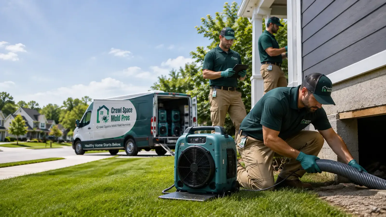 Crawl Space Mold Removal in Covington, WA